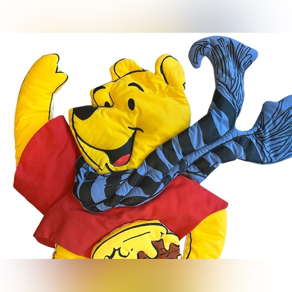 Vintage Disney Winnie The Pooh fabric wall hanging nursery decor - Picture 2 of 11